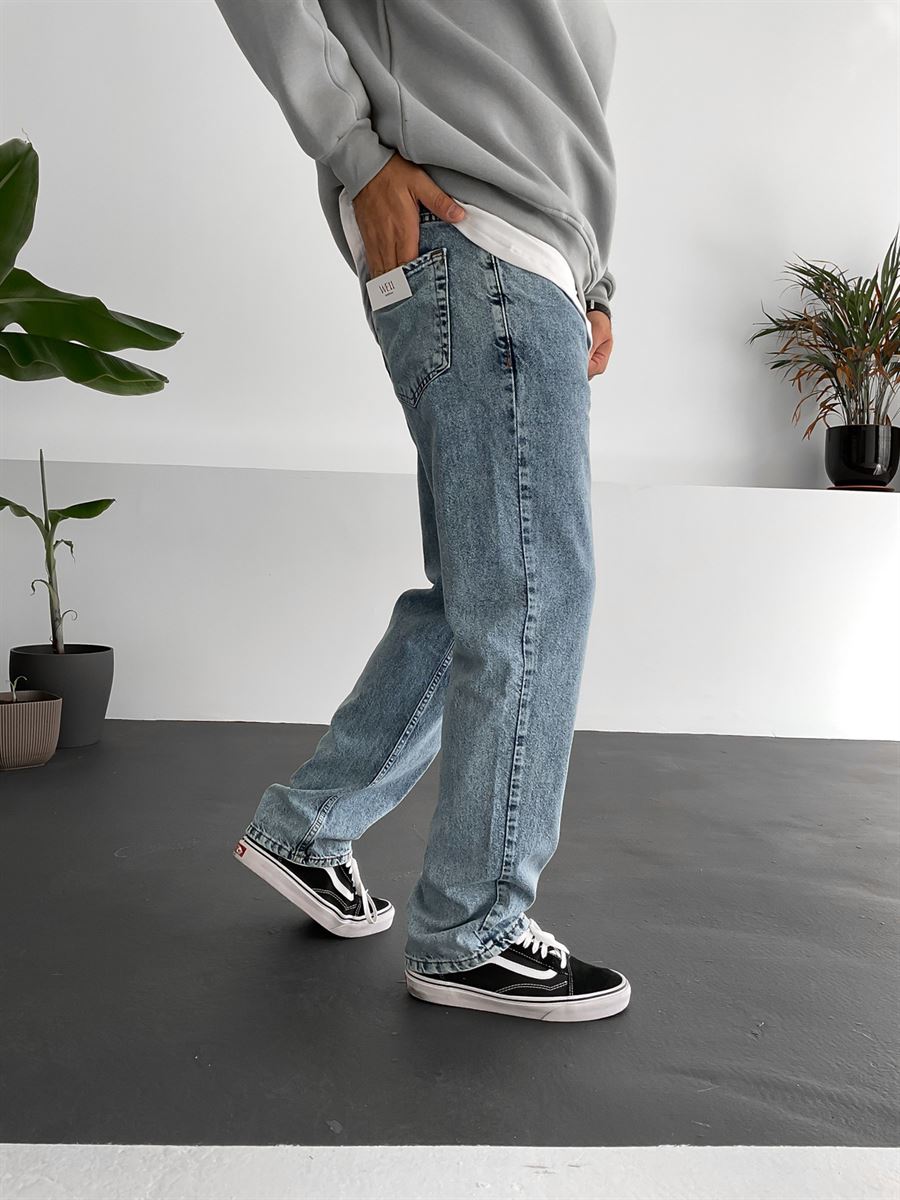 Açık Mavi Baggy Jean KE-250