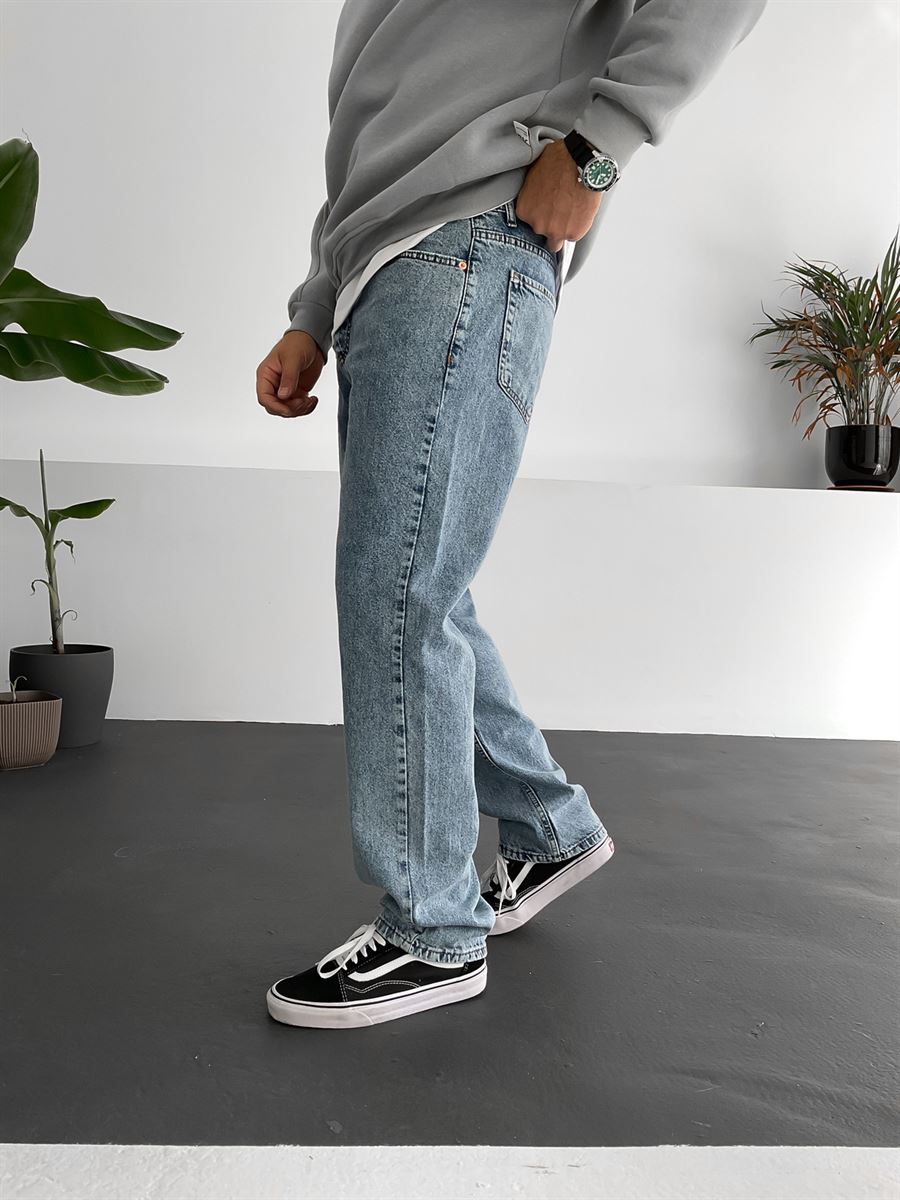 Açık Mavi Baggy Jean KE-250