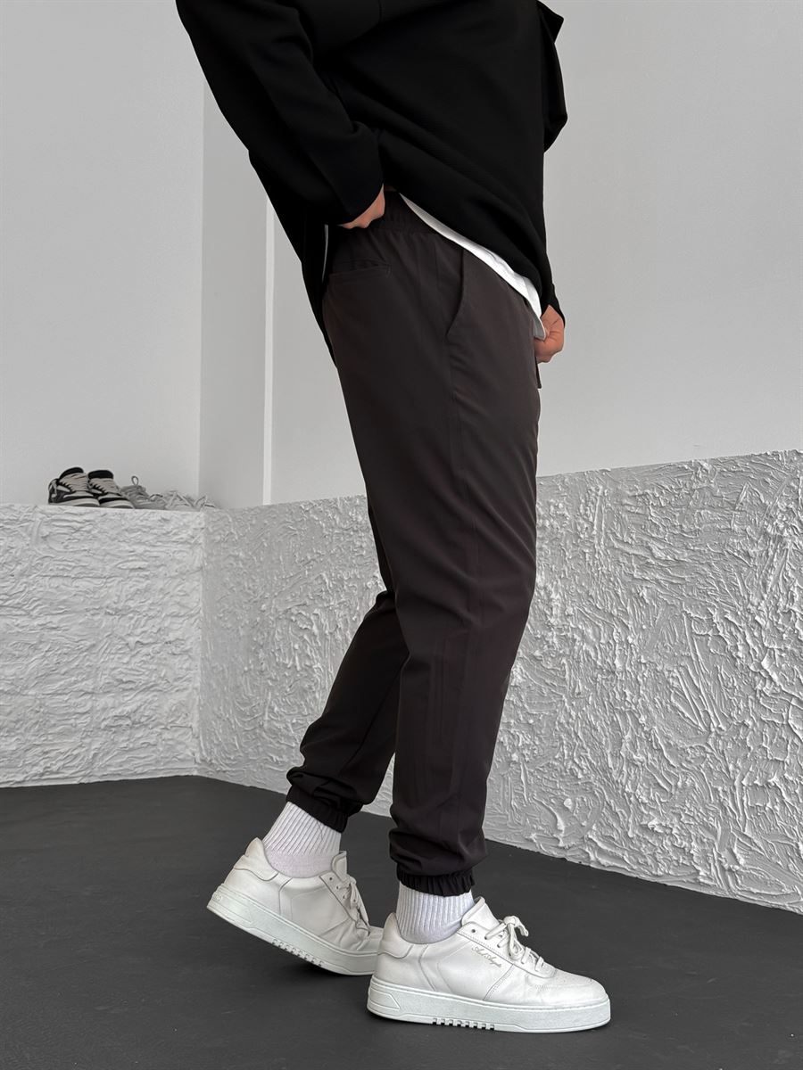 Antrasit Lastikli Basic Jogger B-3069/3029