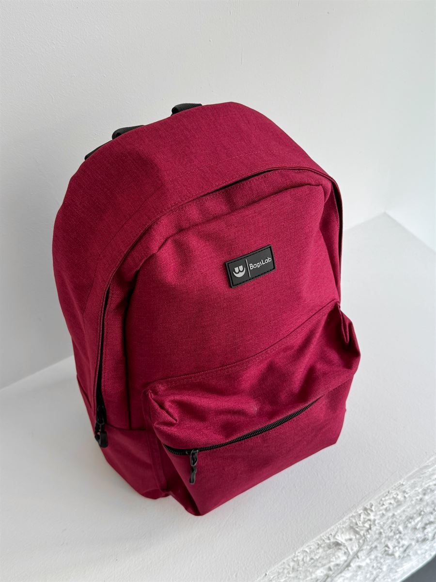 Bordo Kumaş Sırt Çantası BL-1070