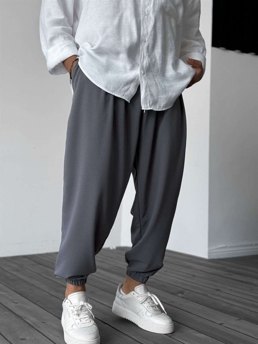 Füme Yarım Şalvar Basic Jogger DP-087