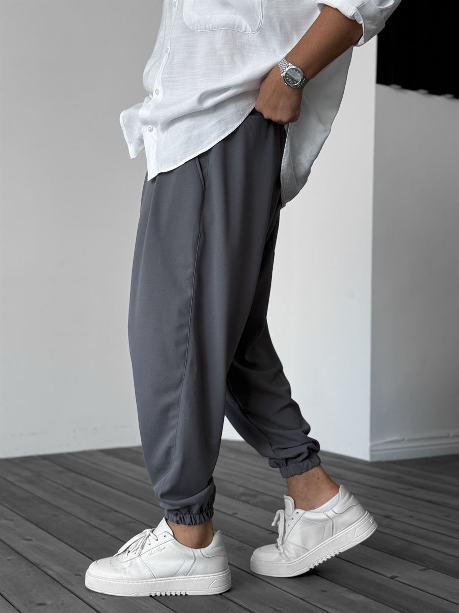 Füme Yarım Şalvar Basic Jogger DP-087