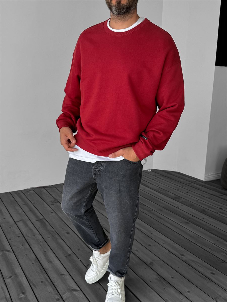 Bordo Lux Basic Sweat C-4321