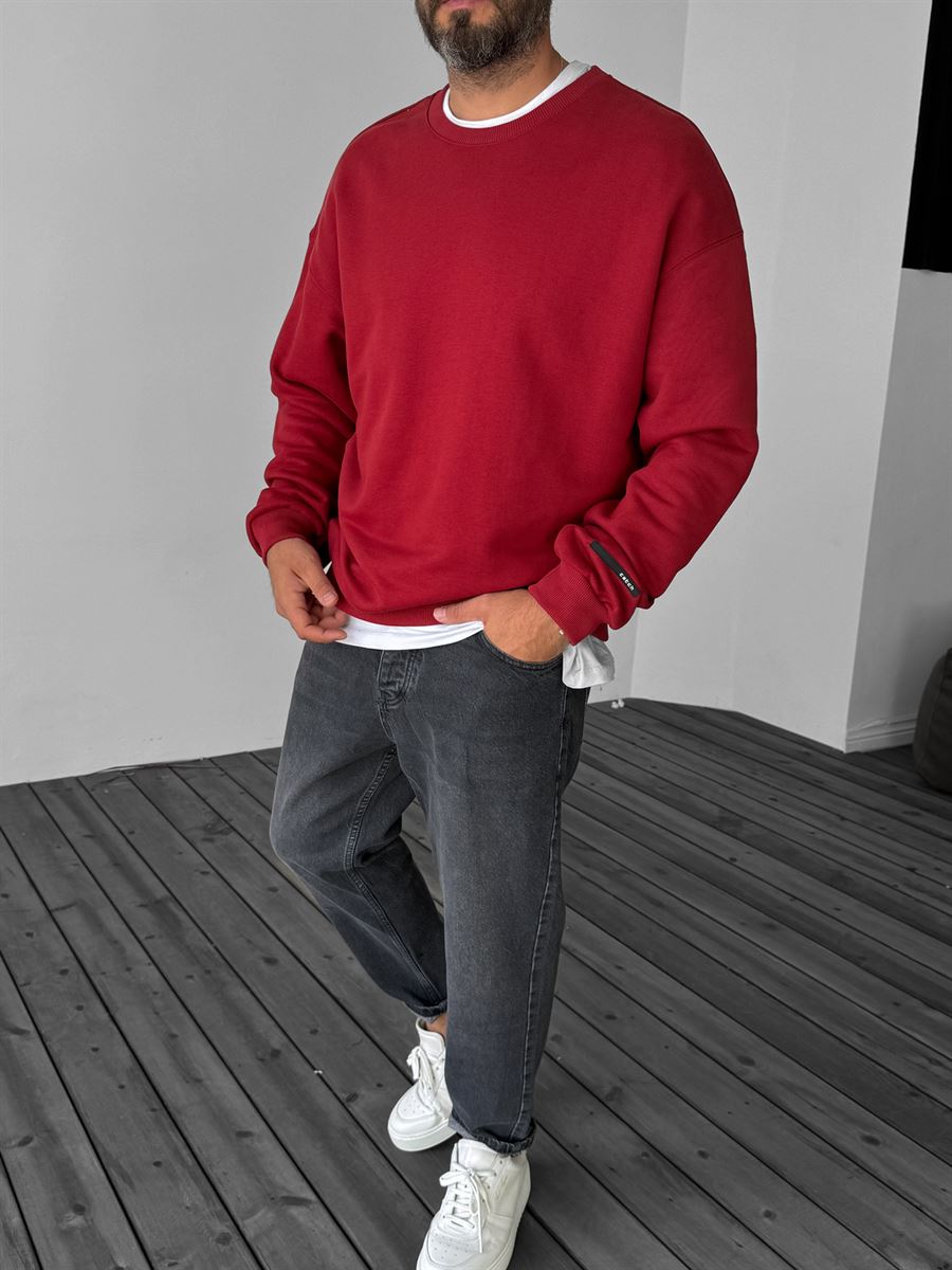 Bordo Lux Basic Sweat C-4321