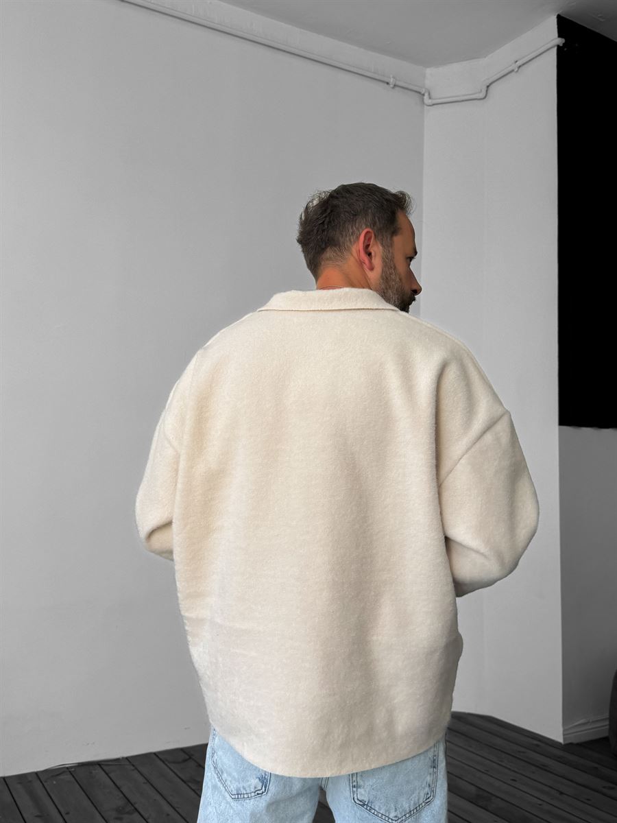 Bej Basic Kaşe Sweat G-5554