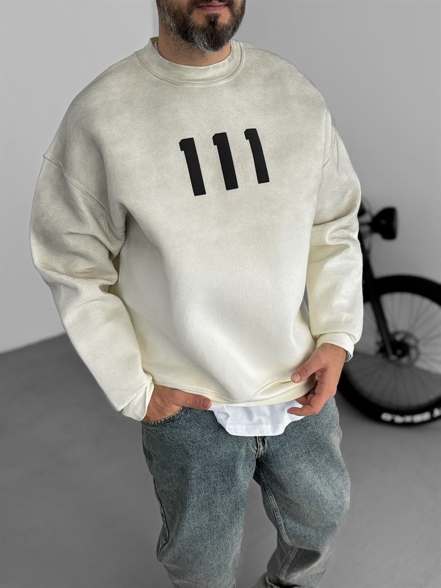 Taş 111 Kabartmalı Sweatshirt C-740