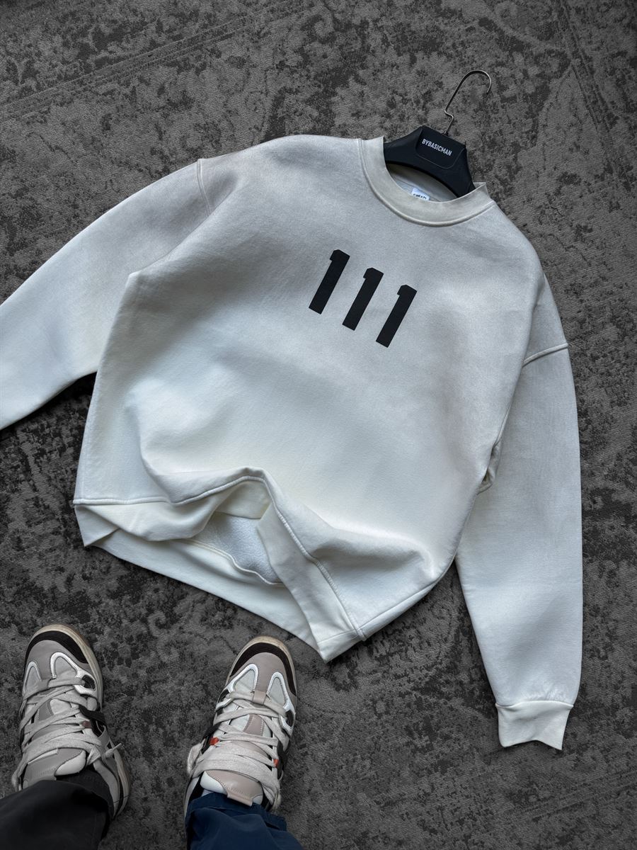 Taş 111 Kabartmalı Sweatshirt C-740